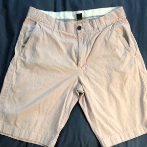 J Crew cream red shorts